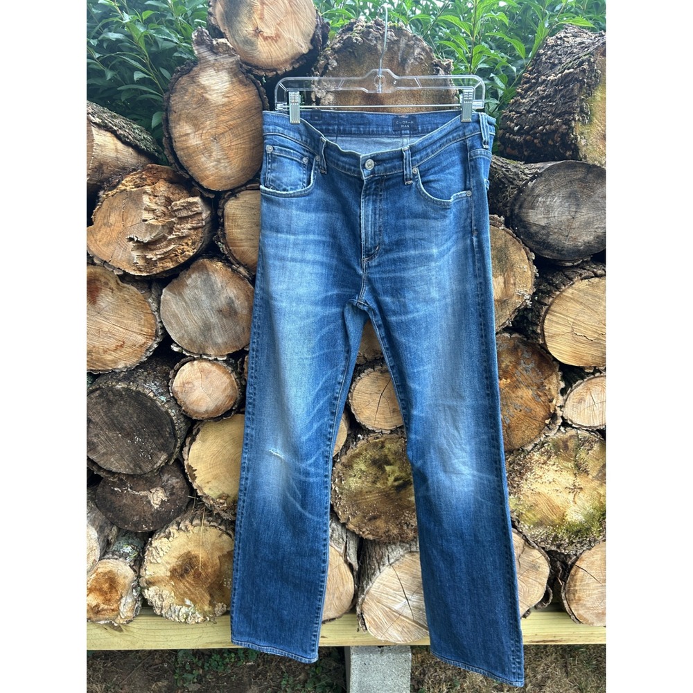 Citizens of Humanity Mens Sid Straight Leg Jeans‎ Blue Wash 604-372 Made in USA